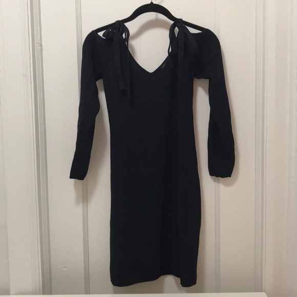 Club Monaco Navy Wool Dress - Picture 2 of 6